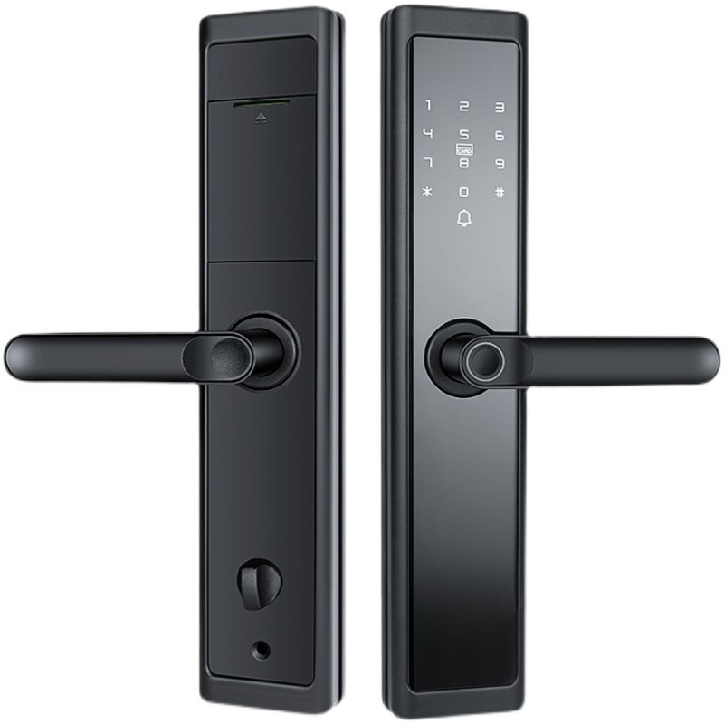 邦臣指纹锁家用防盗门密码锁大门入户门木门智能电子锁