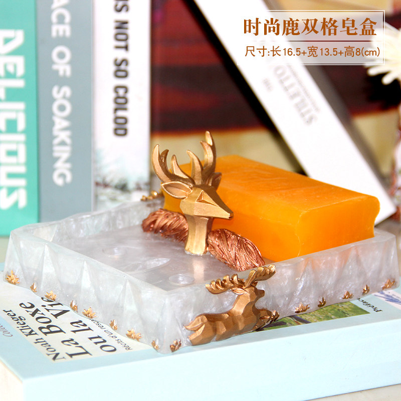欧式香皂盒肥皂盒创意沥水皂托酒店浴室无盖皂碟手工皂盒浴室
