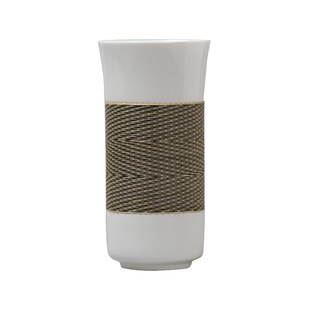 刘氏竹编竹丝扣瓷随手杯饮渌欧式器直筒七夕礼非遗手作设计师款