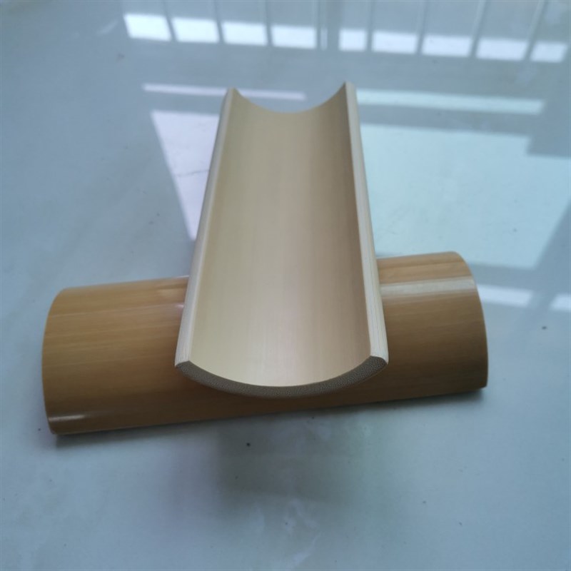 玉竹面抛光竹片臂搁茶则玉竹茶则竹块原材料
