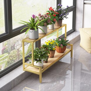 加宽窗台花架多层窗台延伸架客厅花盆架阳台通P道高低可调节置物