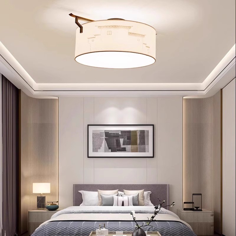新中式客厅吸顶灯2025年新款现代简约中国风禅意餐厅家用卧室吊灯