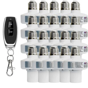 足疗店库房洗浴中心可用无线遥控灯C头1000米遥控开关遥控灯头开