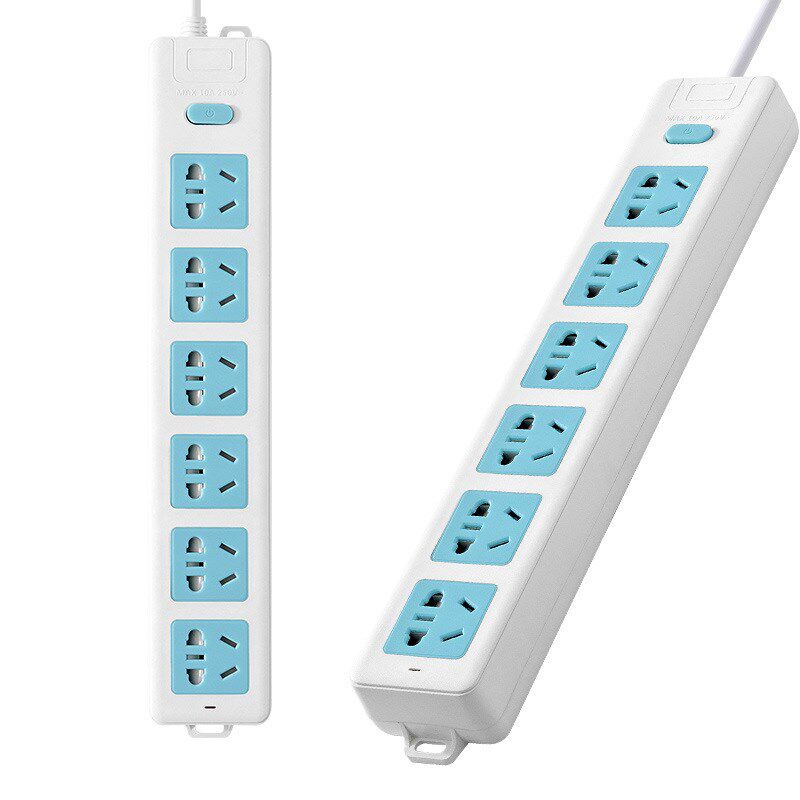 插排多功能家用智能多插头插座面板多孔带USB插电板插线板拖线板