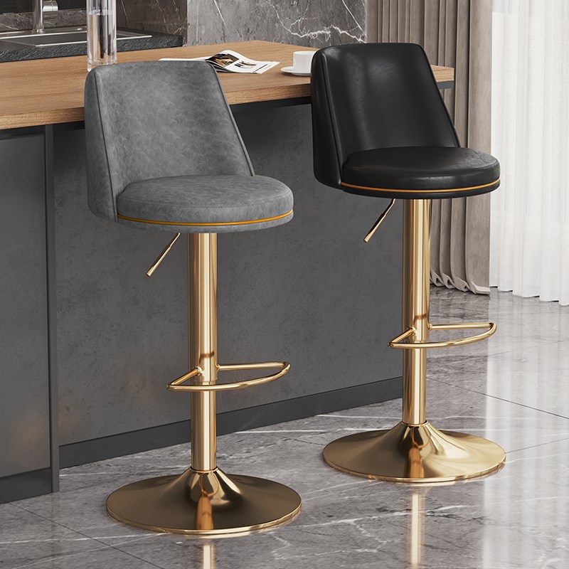 吧台椅高脚凳子简约酒吧椅家用岛台升降椅子商用收银前台转椅吧凳