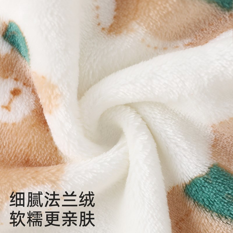 婴儿珊瑚绒睡衣秋冬款男童女童宝宝法兰绒冬季连体衣儿童居家衣服