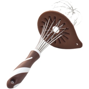 12寸手动打蛋器含刮板 圆头加密家用鸡蛋搅拌器 法国鹽之花