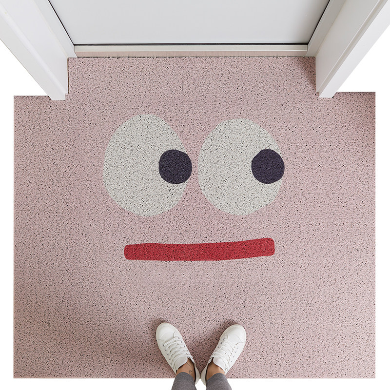 【认真】门口进门入户门地垫 门厅地毯防滑丝圈脚垫家用 偷偷看你,居家布艺,家用脚垫,淘宝优惠券,粉丝福利购,淘宝优惠卷