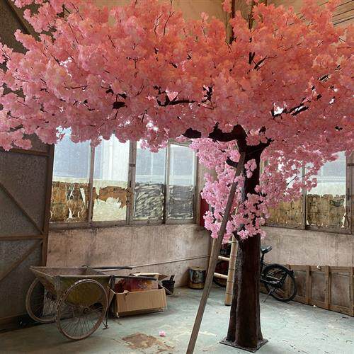 仿真樱花桃花树摄影舞台装饰道具拱门形大型假树仿真大型植物定