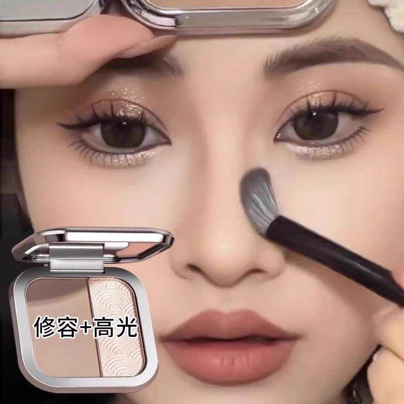 正品MGL修容高光一体盘阴影鼻子鼻影立体神器生姜高光粉提亮脸部,彩妆/香水/美妆工具,阴影,淘宝优惠券,粉丝福利购,淘宝优惠卷