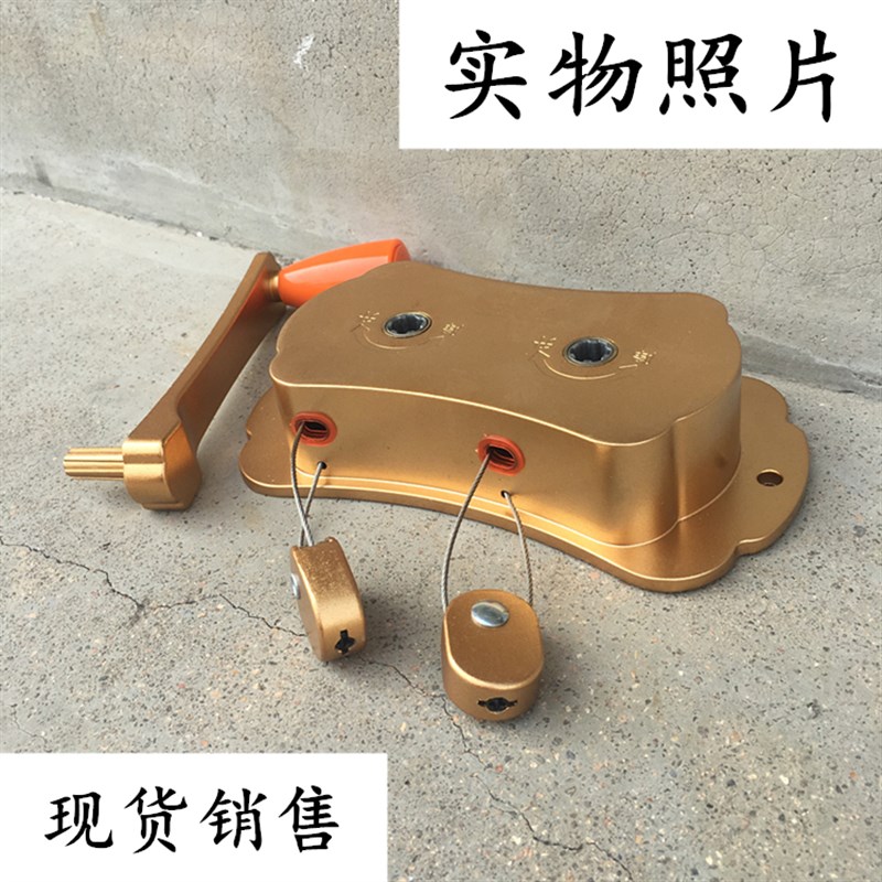动滑轮加长钢丝绳凉衣架配件手摇器自动升降晾衣架全套配件改装