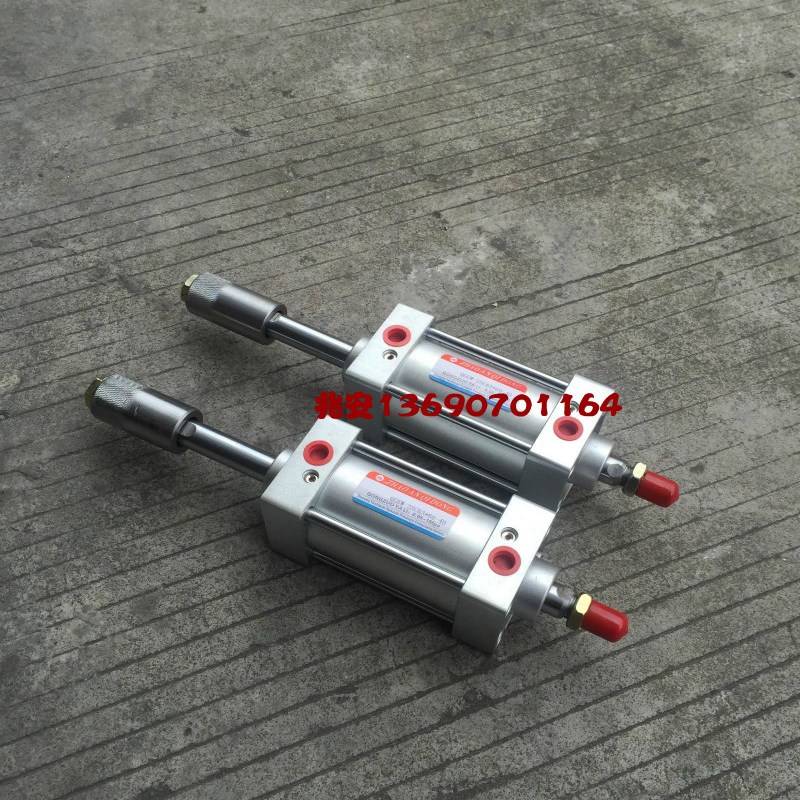 QGEW-2SD63B100-50 直径63行程100 肇庆气缸/双轴可调行程气缸