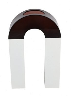 现代简约几何拱门摆件样板房客厅金属创意个性工艺品n形花器摆设