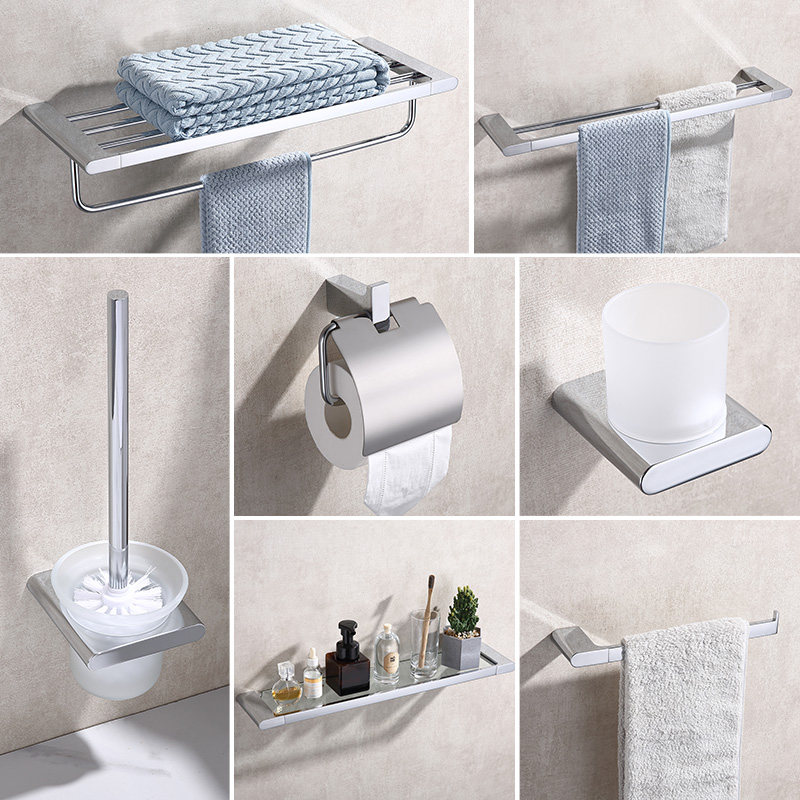 卫生间不锈钢双层浴巾架置物架套装浴室毛巾双杆纸巾架马桶刷衣钩,家装主材,卫浴五金组合套装/挂件套餐,淘宝优惠券,粉丝福利购,淘宝优惠卷