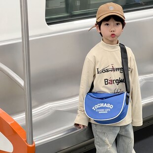 儿童包包2024新款网红洋气女z童宝宝零钱包小男孩出游单肩斜挎包