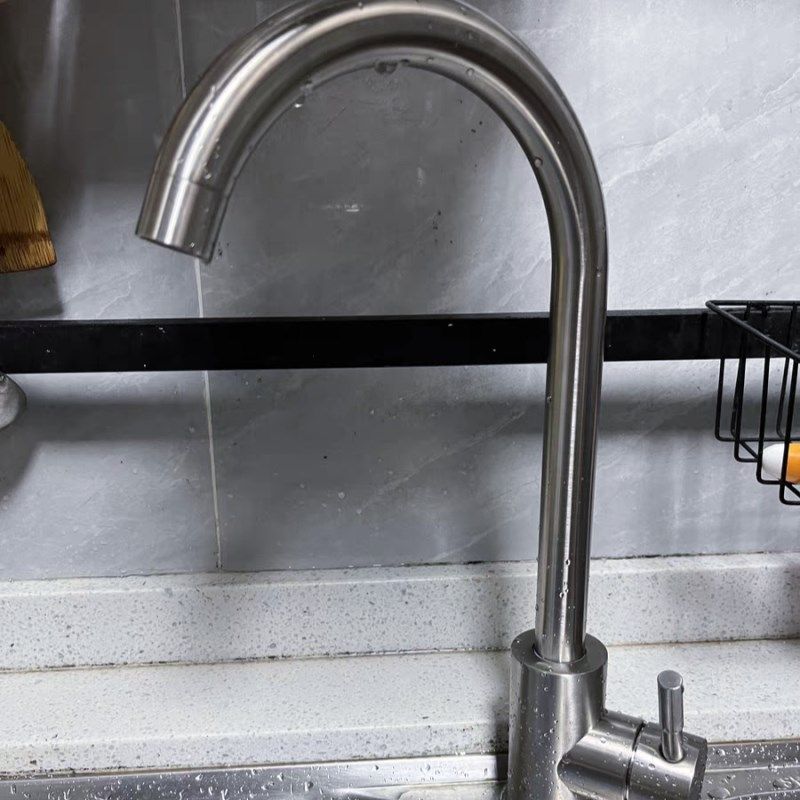 家用面盆水龙头304不锈钢厨房洗菜盆洗碗池洗衣水槽冷热单冷旋转,家装主材,厨房龙头,淘宝优惠券,粉丝福利购,淘宝优惠卷