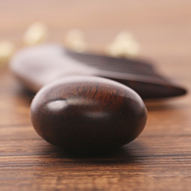 芊念木梳黑檀木大齿天然卷发梳宽齿防静电女脱发顺发家用按摩梳子