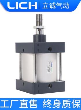 亚德客型标准气缸SC320铝合金大推力拉杆带磁缸厂家 压机配件