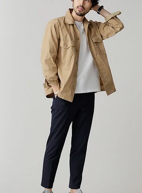 N@n0 21秋冬 男士都爱穿的!客供密度棉 舒适好打理 休闲长袖衬衫