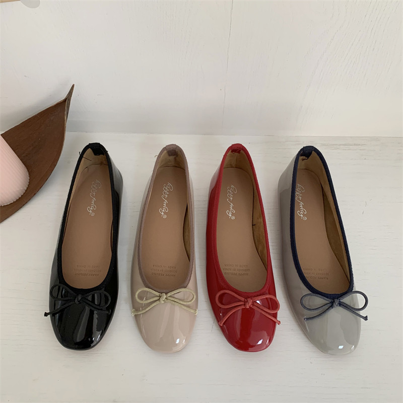 平底奶奶红色晚晚风温柔春季单鞋春夏季浅口瓢鞋女鞋子2022年新款,女鞋,浅口单鞋,淘宝优惠券,粉丝福利购,淘宝优惠卷