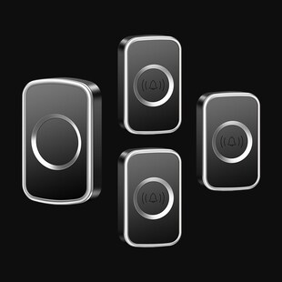 门铃无线家用三拖一远距离大门按铃器报警器老人呼叫器呼叫铃