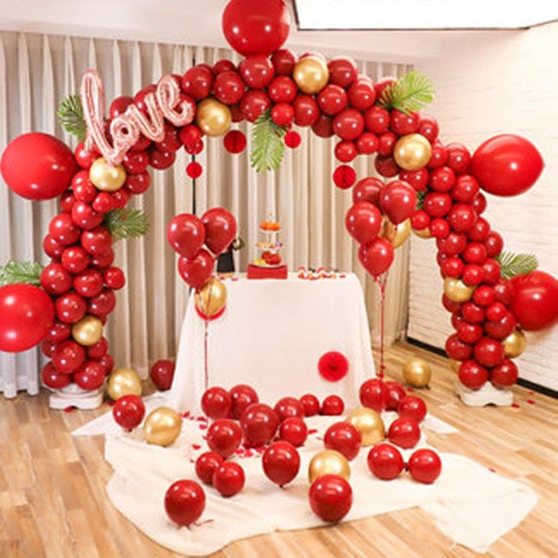 气球拱门支架室外底座架子婚礼场景布G置生日开业装饰结婚婚庆用