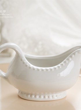 简约北欧百搭陶瓷乡村杂货家饰花器多肉花盆摆件 纯白色浮点奶杯