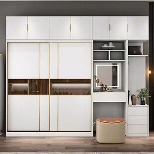 衣柜门推拉门定制现代简约衣柜移门玻璃推拉滑动门卧X室衣橱门定
