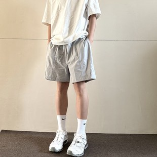 机能五分裤 夏季 运动宽松跑步健身篮球美式 男女沙滩裤 户外速干短裤