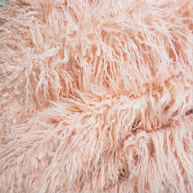 羊毛面料现货仿滩羊毛11CM长毛绒萝卜丝水洗毛绒沙发玩具毛绒布料