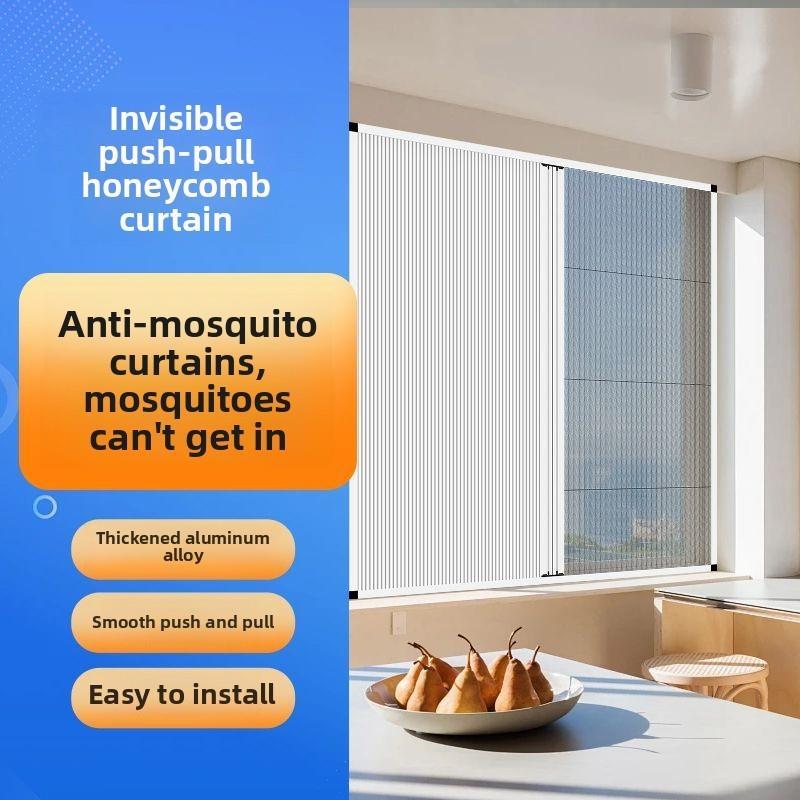 采购产品简单的百叶窗巢摺叠窗帘遮光和隔热窗帘无打孔屏幕防晒窗