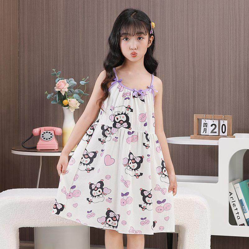 新款夏季睡衣儿童女孩儿童睡裙美乐蒂库洛米吊带公主风睡衣薄款,孕妇装/孕产妇用品/营养,家居裙,淘宝优惠券,粉丝福利购,淘宝优惠卷