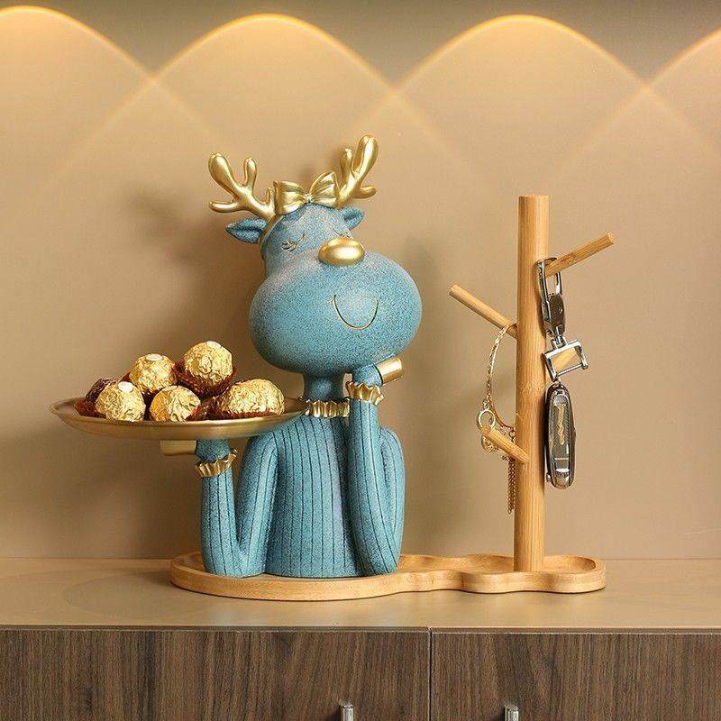 钥匙收纳托盘家居客厅房间摆件创意入户门口玄关轻奢桌面装饰品,家居饰品,落地摆件,淘宝优惠券,粉丝福利购,淘宝优惠卷