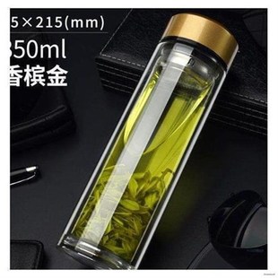 摔不破的杯子防碎玻璃杯打不碎的玻璃杯防摔有机玻Y璃水杯男女家