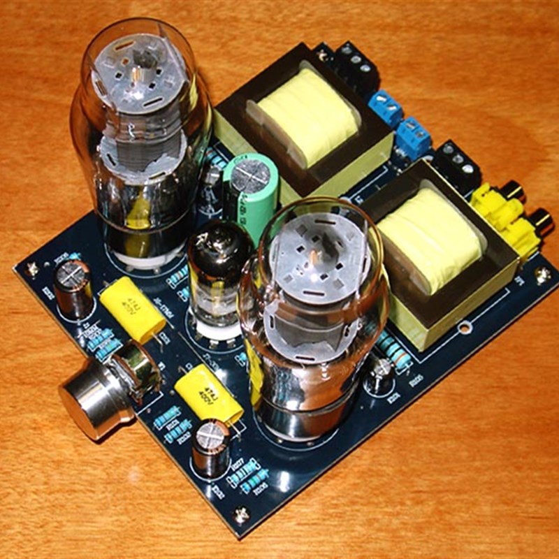 6N1或6N2推6P3P电子管单D端甲类胆机板 发烧级胆机功放板