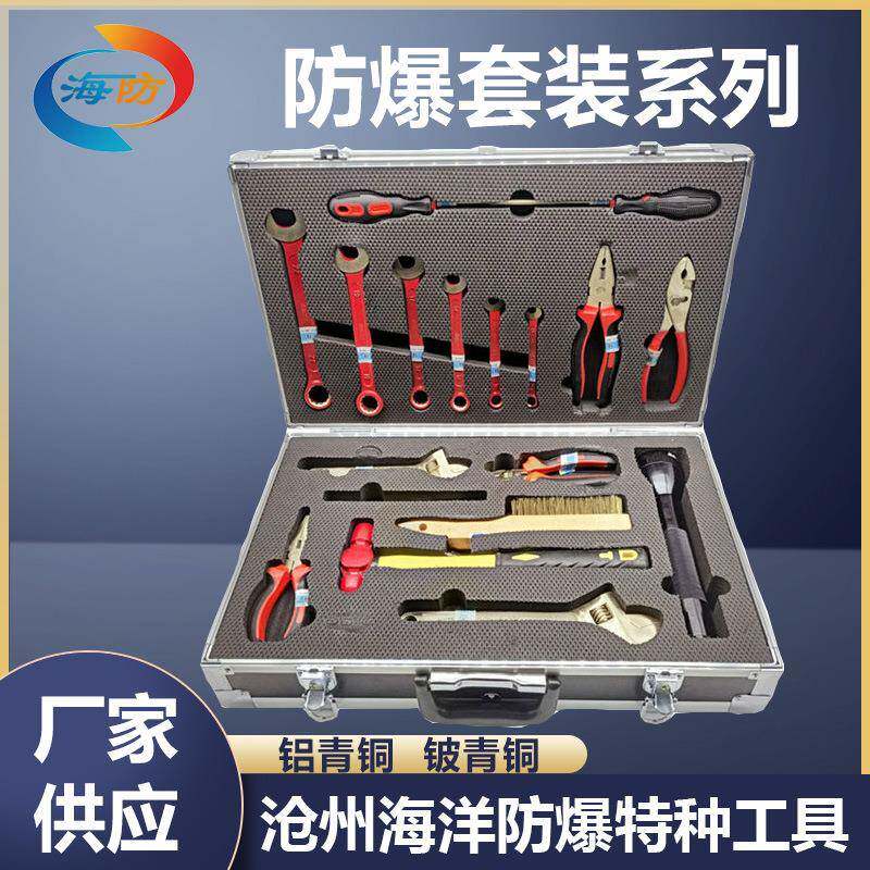 防爆工具组合套装防静电无火花油库气站加油站天然气专用18件套20