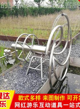 阿基米水德取器 乐户外儿童游场19930锈钢玩不水车 大型沙池戏水