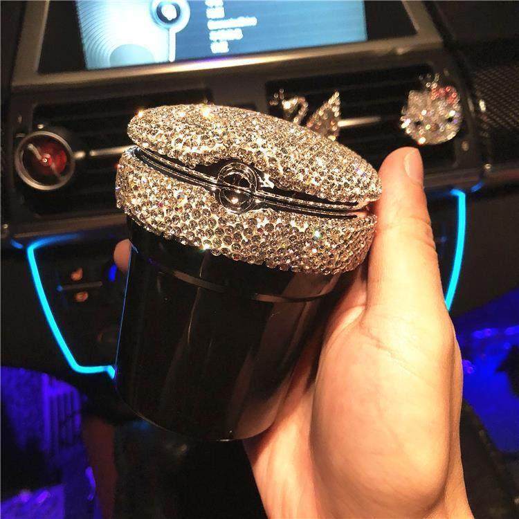 汽车烟灰缸Led灯星空水晶钻石储物篮垃圾桶杂项篮汽车装饰,3C数码配件,USB多功能数码宝,淘宝优惠券,粉丝福利购,淘宝优惠卷