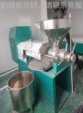 大型螺旋榨油机 花生菜热籽油压榨XOF油机不锈用钢食油冷两用榨机