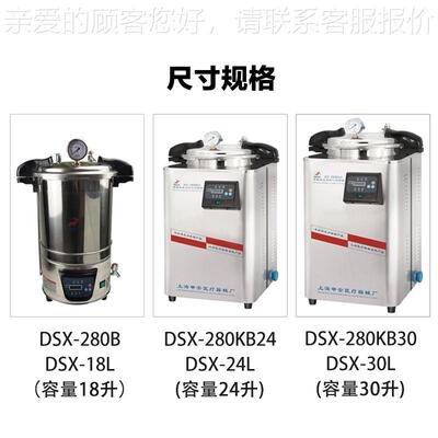 上海申安 DX-28压0KBS2/43DSX0L 手提式压力蒸汽灭菌锅 高消毒灭