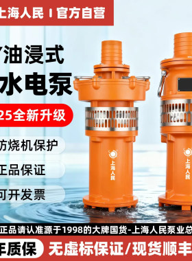 【假一罚四】上海人民25款油浸泵