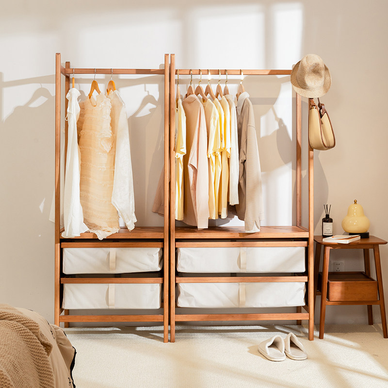 家用衣帽架卧室多功能储物挂衣架