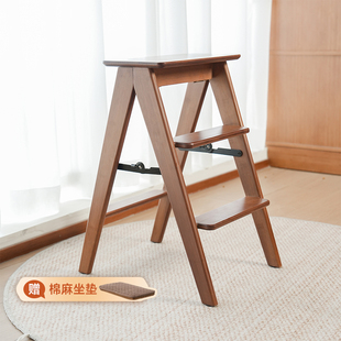 可折叠梯凳家用多功能三步登高梯子凳子两用厨房高凳置物稳步梯凳
