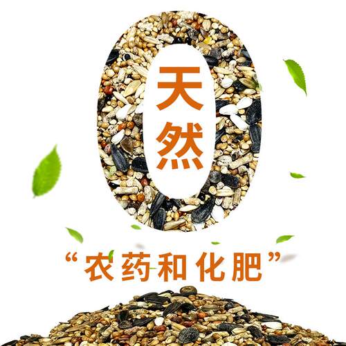 玄凤鸟粮中小型鹦鹉混合粮虎皮牡丹专用饲料带壳谷子黍子加纳鸟食