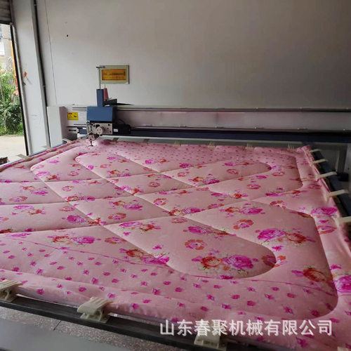 单针全自动制作被褥高速尺寸任意调节被机现货棉被绗缝机包缝机