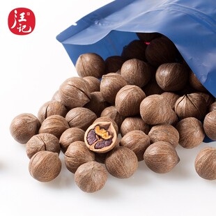 汪记原籽山核桃胡桃零食坚果临安非手剥山核桃袋装500g