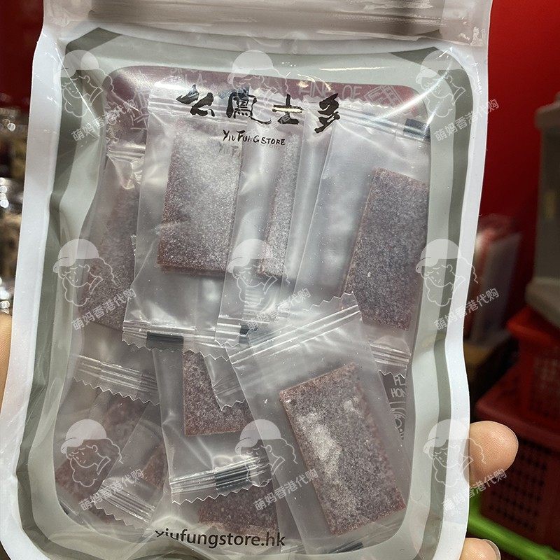 萌妈代购香港么凤士多士多啤梨味日式蓝莓菠萝陈皮味梅片零食幺凤