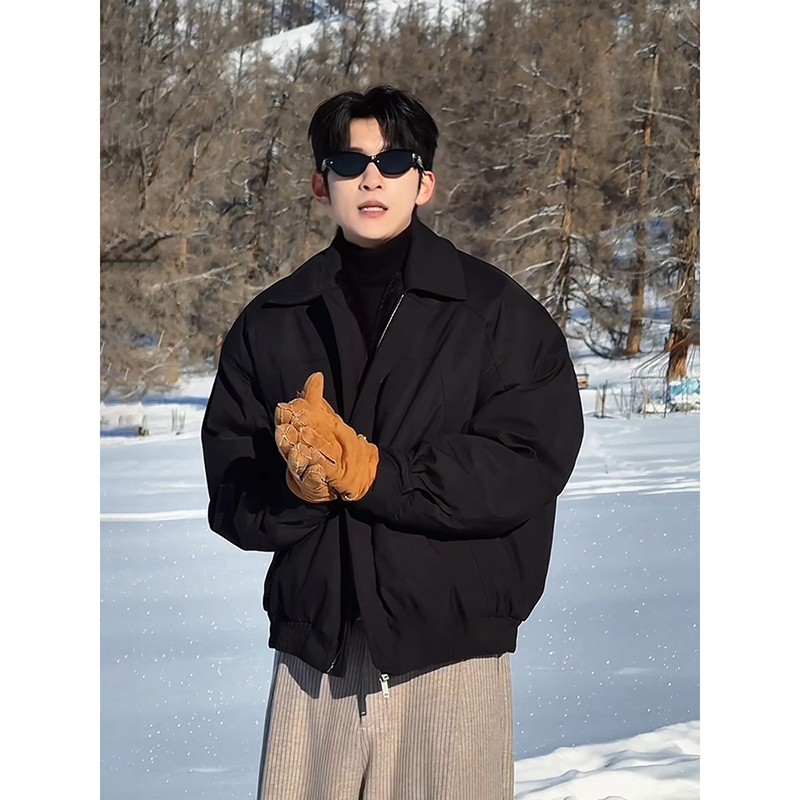 黑武士防风防水冲锋衣男款秋季bomber美式飞行夹克高级感短款外套