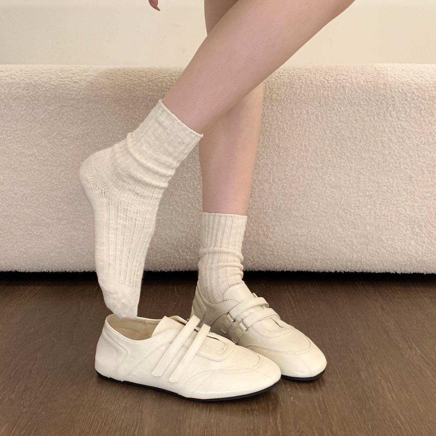 巨好看平底内增高小皮鞋德训勃肯鞋女鞋子2025新款秋冬玛丽珍单鞋