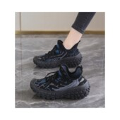 女款 2025年新款 夏季 品牌轮胎底老爹鞋 网面透气耐磨飞织椰子运动鞋